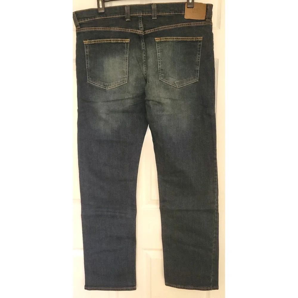 True Craft Men's Jeans 38x34 Slim‎ Fit Blue Denim Slim Fit Seat & Thigh NWT